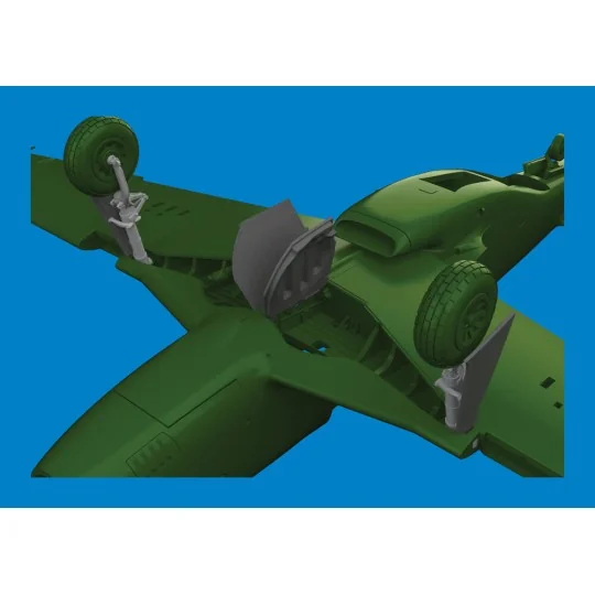 P-51D undercarriage legs PRINT EDUARD - Eduard Accessories 672384