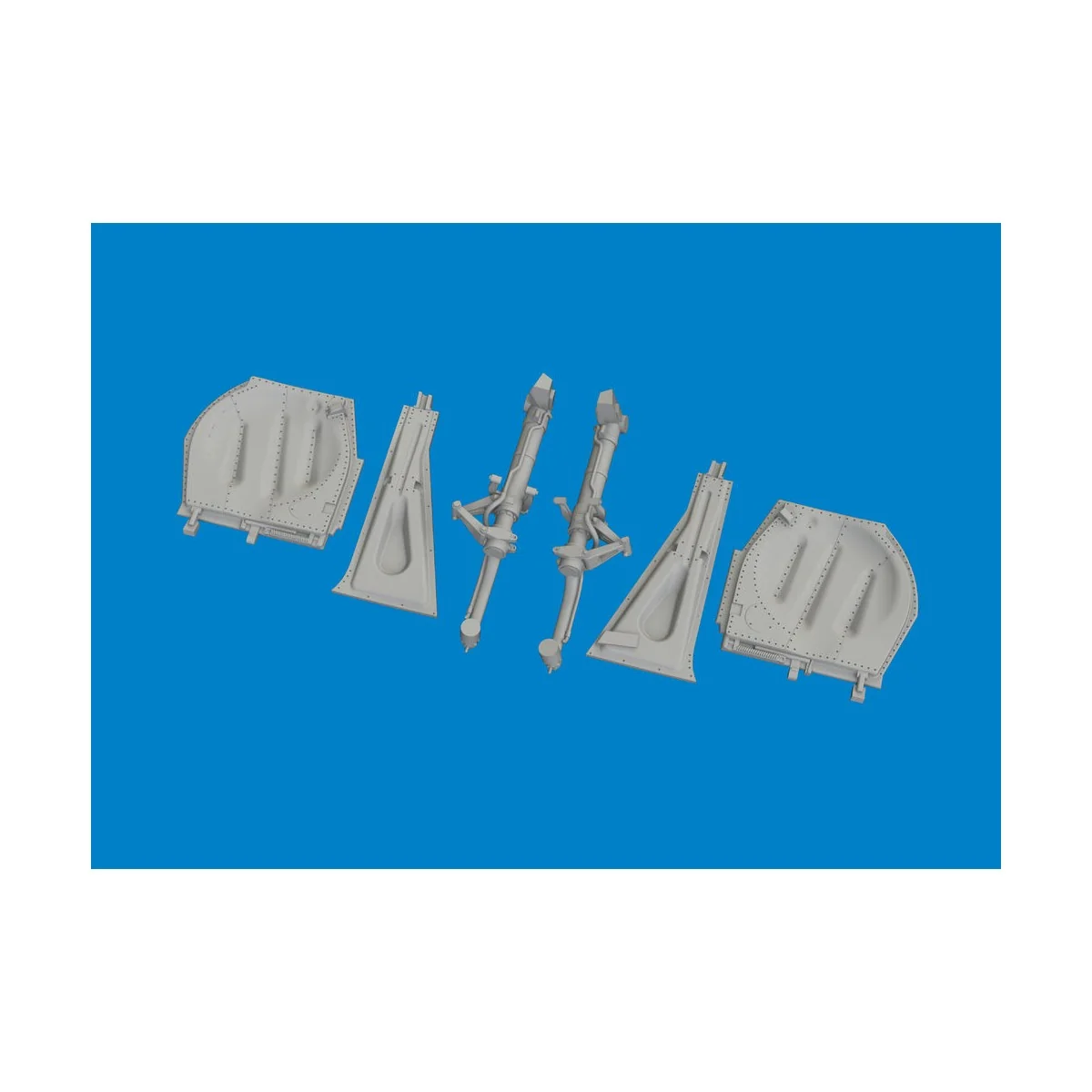 P-51D undercarriage legs PRINT EDUARD, 1/72 - Eduard Accessories 67...