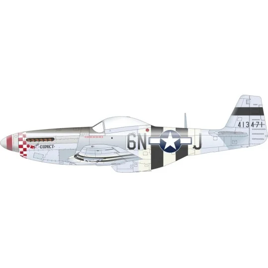P-51D-5 8th AF EDUARD, 1/72 - Eduard Accessories D72053
