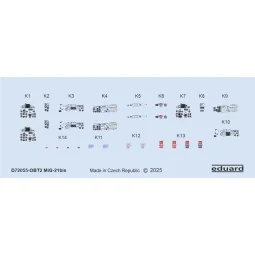MiG-21bis stencils EDUARD, 1/72 - Eduard Accessories D72055 2