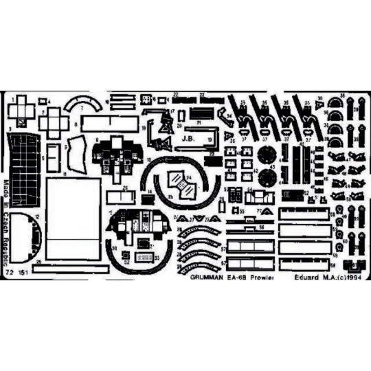 EA-6B Prowler, 1/72 - Eduard Accessories 72151