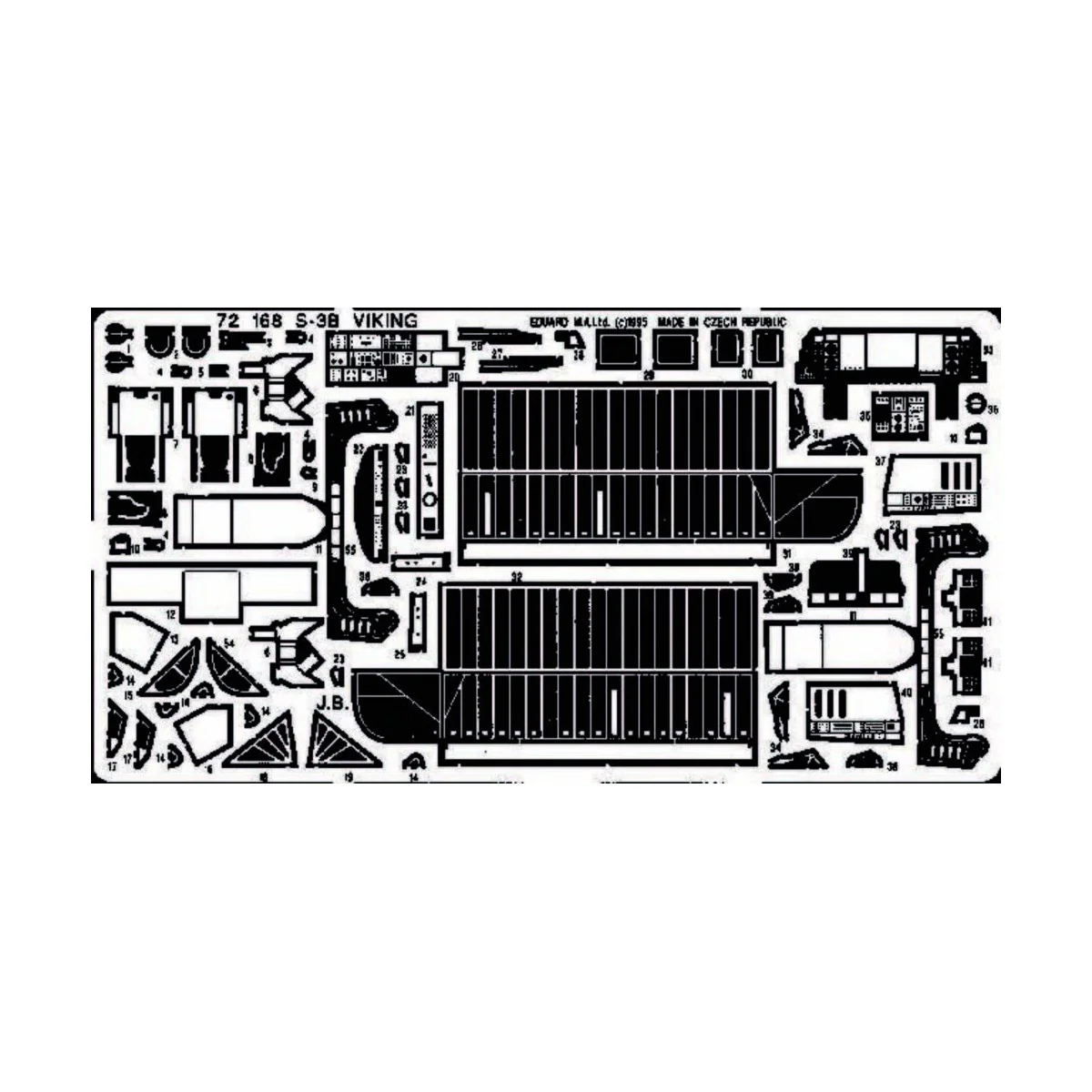 S-3B Viking, 1/72 - Eduard Accessories 72168
