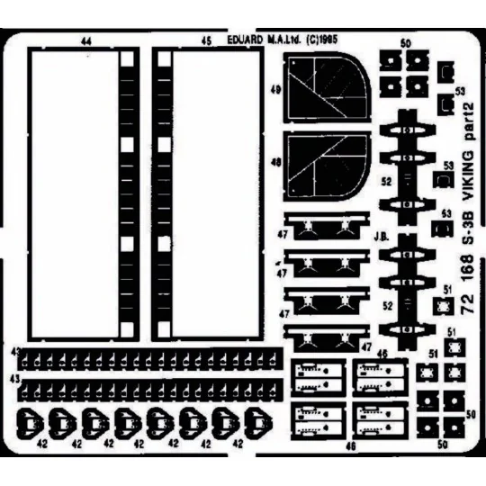 S-3B Viking, 1/72 - Eduard Accessories 72168