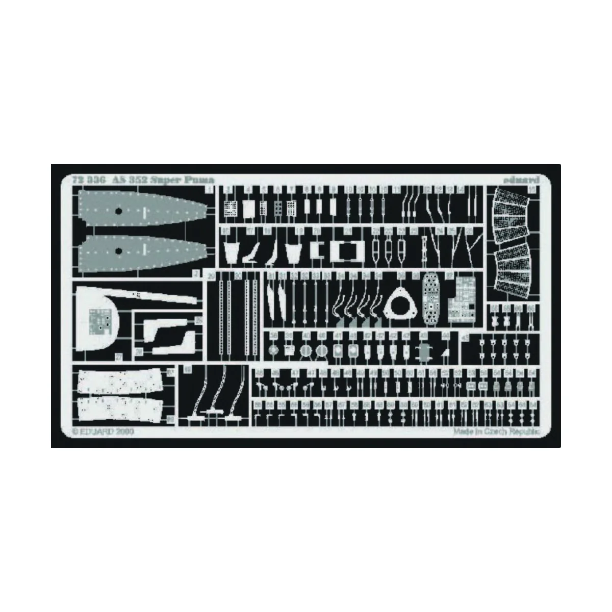 AS-352 Super Puma, 1/72 - Eduard Accessories 72336