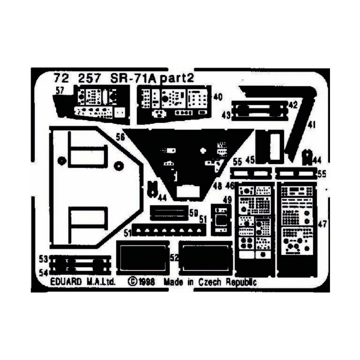 SR-71A, 1/72 - Eduard Accessories 72257