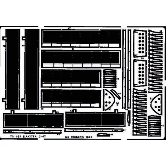 C-47 Dakota, 1/72 - Eduard Accessories 72252
