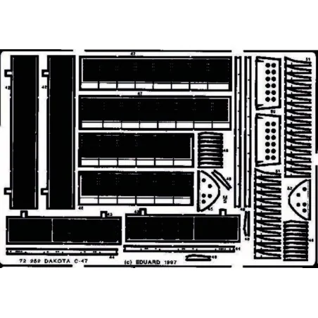 C-47 Dakota, 1/72 - Eduard Accessories 72252