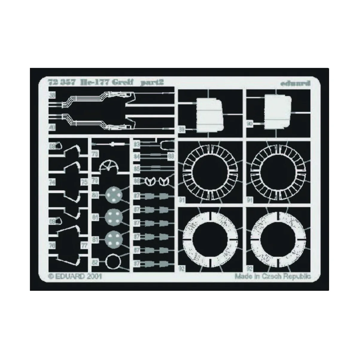 Heinkel He-177 Greif, 1/72 - Eduard Accessories 72357