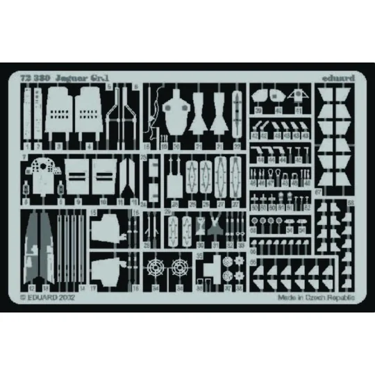 Jaguar Gr.1, 1/72 - Eduard Accessories 72380