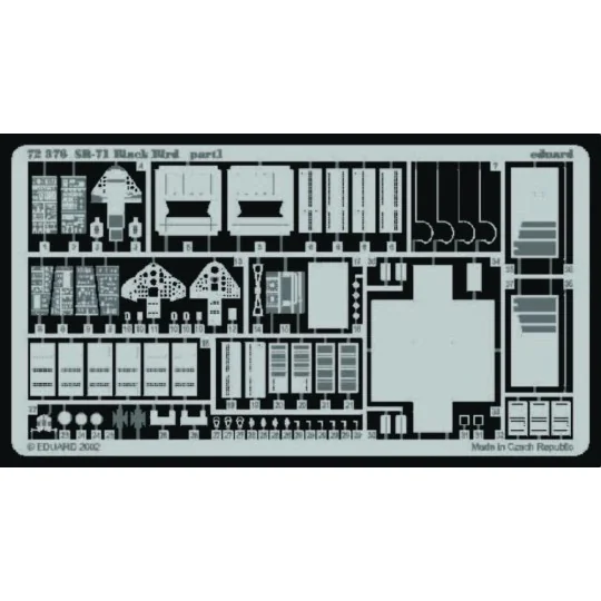 SR-71 Black Bird, 1/72 - Eduard Accessories 72376