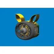 B-24H engines PRINT AIRFIX - Eduard Accessories 672386