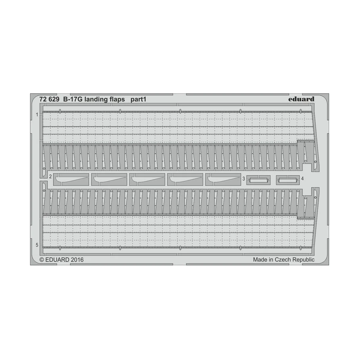 B-17G landing flaps for Airfix, 1/72 - Eduard Accessories 72629
