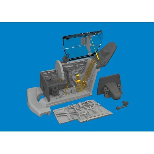 Bf 109G-10 cockpit PRINT, 1/72 - Eduard Accessories 672388 Bf 109G-10 cockpit PRINT, 1/72 - Eduard Accessories 672388