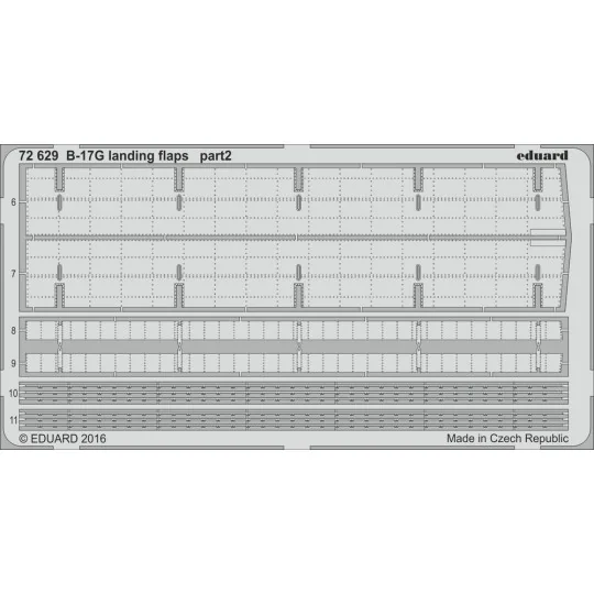 B-17G landing flaps for Airfix, 1/72 - Eduard Accessories 72629