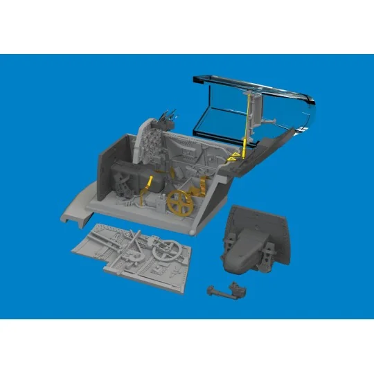 Bf 109G-10 cockpit PRINT, 1/72 - Eduard Accessories 672388 Bf 109G-10 cockpit PRINT, 1/72 - Eduard Accessories 672388