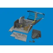 Bf 109G-10 cockpit PRINT - Eduard Accessories 672388