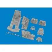 Bf 109G-10 cockpit PRINT - Eduard Accessories 672388