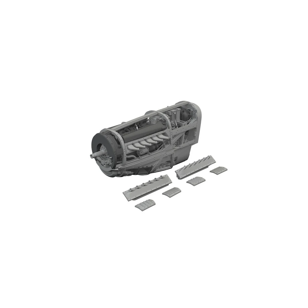 P-51D engine PRINT EDUARD - Eduard Accessories 672389