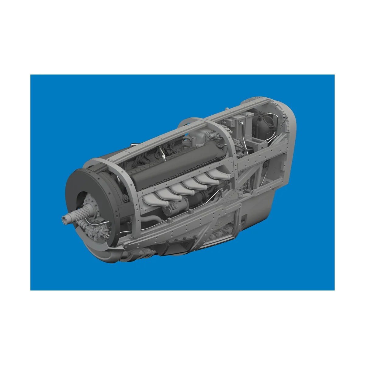 P-51D engine PRINT EDUARD - Eduard Accessories 672389