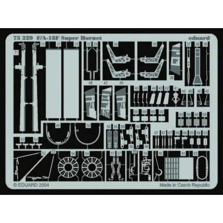 F-18F Super Hornet, 1/72 - Eduard Accessories 73229
