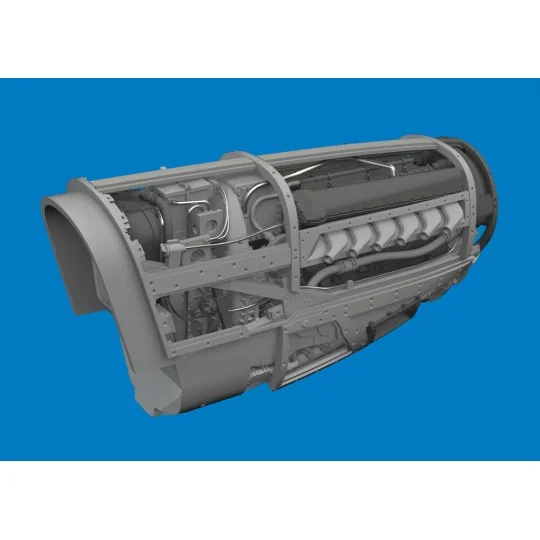 P-51D engine PRINT EDUARD - Eduard Accessories 672389