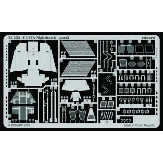 F-117 A Nighthawk, 1/72 - Eduard Accessories 73253