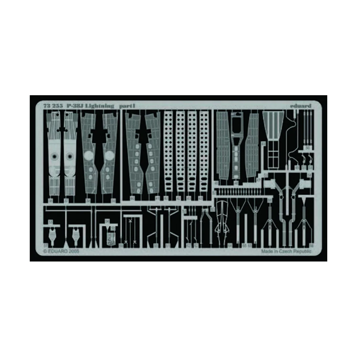 P-38J Lightning, 1/72 - Eduard Accessories 73255