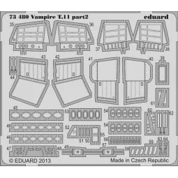 Vampire T.11 for Airfix, 1/72 - Eduard Accessories 73480 2