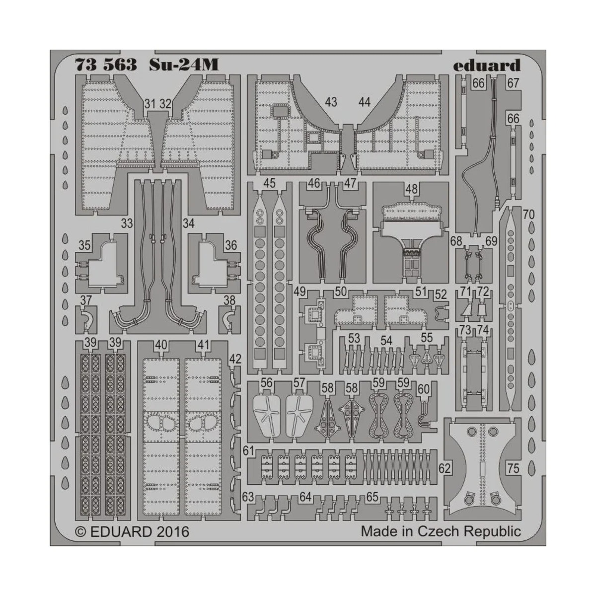 Su-24M for Trumpeter, 1/72 - Eduard Accessories 73563