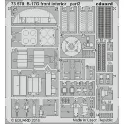 B-17G front interior for Airfix, 1/72 - Eduard Accessories 73570 2