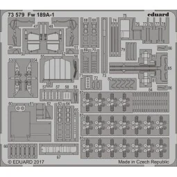 Fw 189A-1 for ICM, 1/72 - Eduard Accessories 73579 2