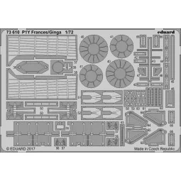 P1Y Frances/Ginga for Hasegawa, 1/72 - Eduard Accessories 73610 2