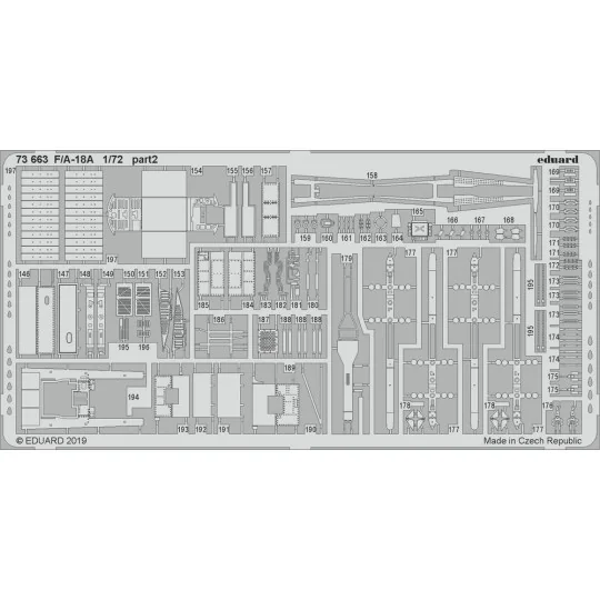 F/A-18A for Academy, 1/72 - Eduard Accessories 73663
