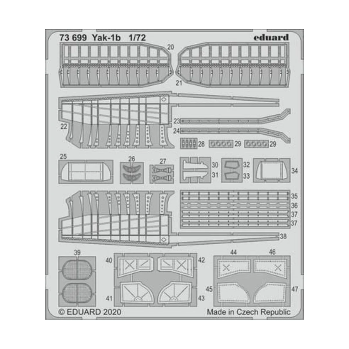 Yak-1b for Arma Hobby, 1/72 - Eduard Accessories 73699