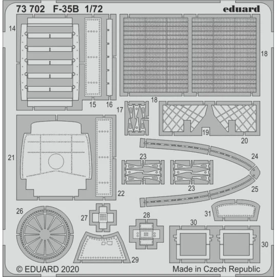 F-35B for Italeri, 1/72 - Eduard Accessories 73702