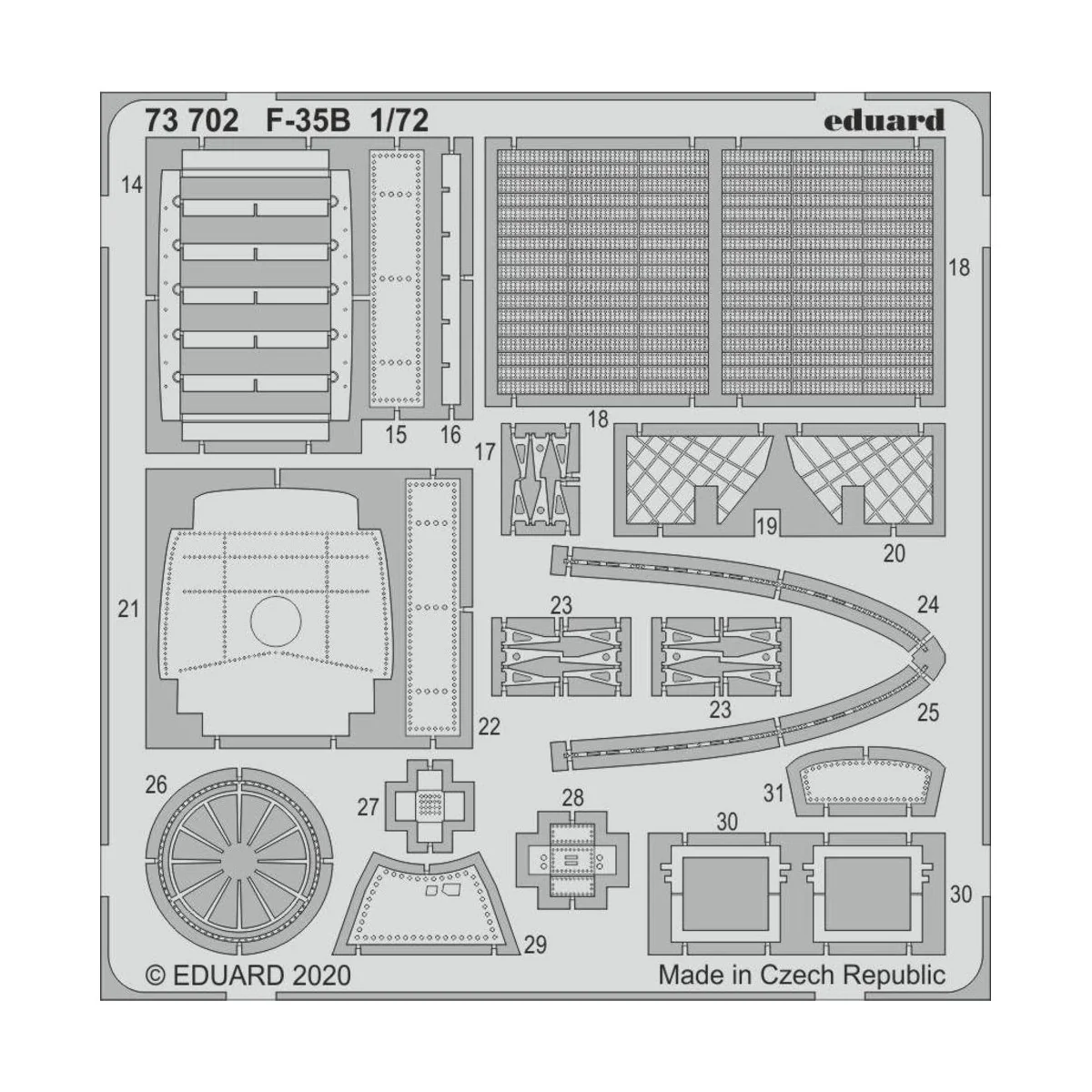 F-35B for Italeri, 1/72 - Eduard Accessories 73702