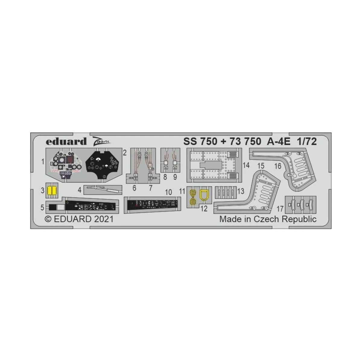 A-4E 1/72 for FUJIMI / HOBBY 2000, 1/72 - Eduard Accessories 73750