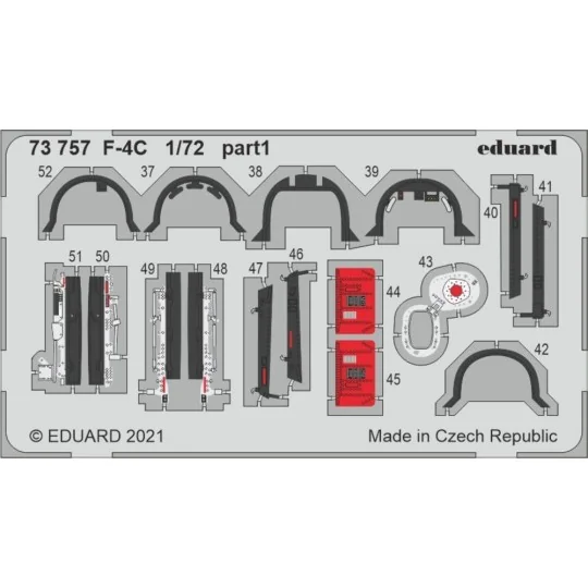 F-4C, for FINE MOLDS, 1/72 - Eduard Accessories 73757