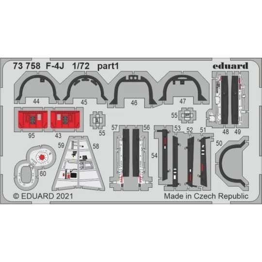 F-4J, for FINE MOLDS, 1/72 - Eduard Accessories 73758