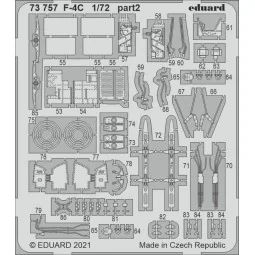 F-4C, for FINE MOLDS, 1/72 - Eduard Accessories 73757 2