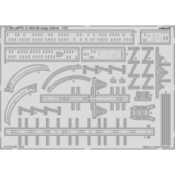 C-130J-30 cargo interior for ZVEZDA, 1/72 - Eduard Accessories 73762 2