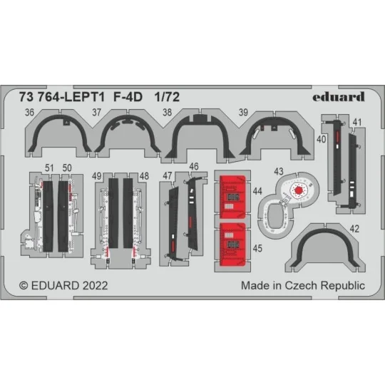 F-4D for FINE MOLDS, 1/72 - Eduard Accessories 73764
