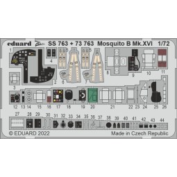 Mosquito B Mk.XVI for AIRFIX, 1/72 - Eduard Accessories 73763 2