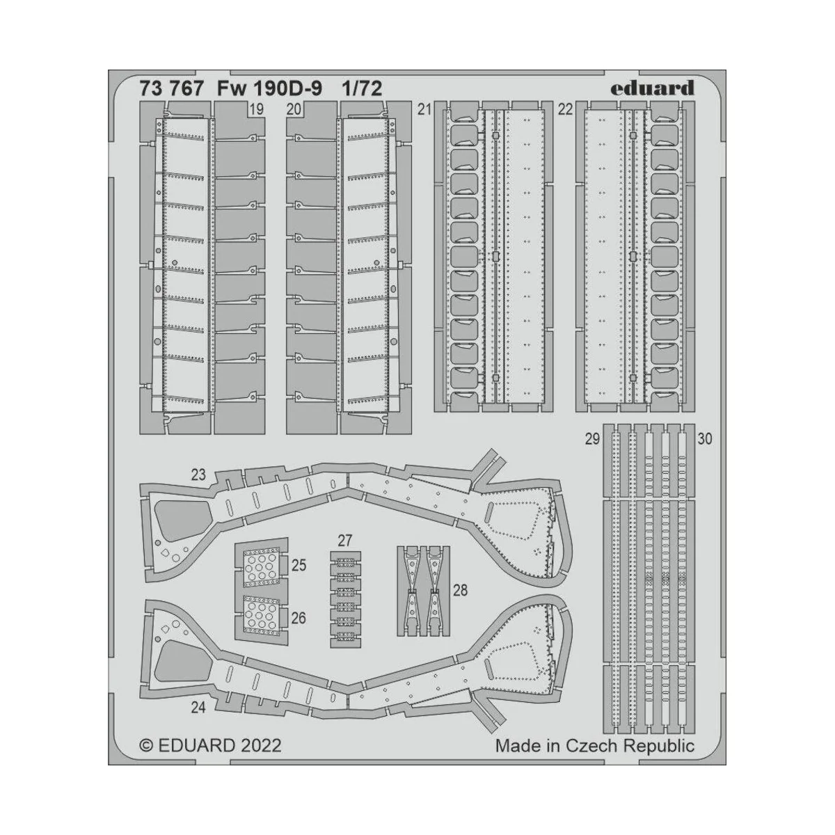 Fw 190D-9 for IBG, 1/72 - Eduard Accessories 73767
