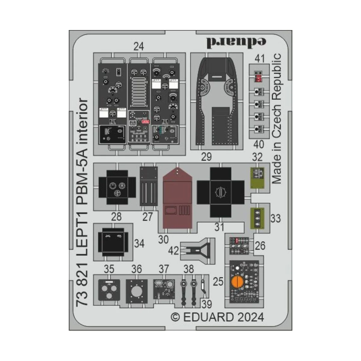 PBM-5A interior 1/72 ACADEMY, 1/72 - Eduard Accessories 73821