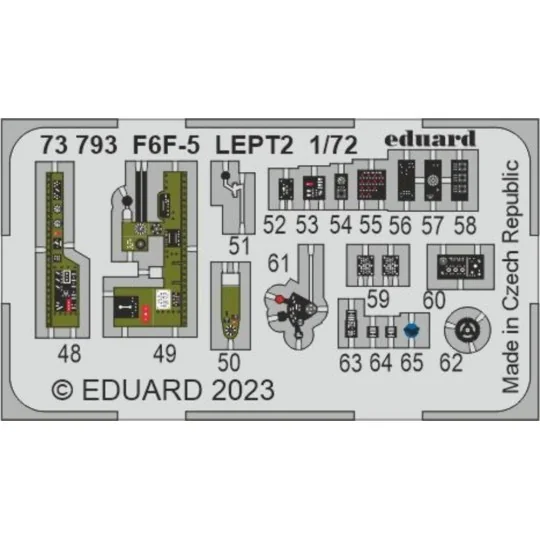 F6F-5 1/72 for EDUARD, 1/72 - Eduard Accessories 73793