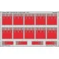 Chinook HC.1 cargo seats AIRFIX, 1/72 - Eduard Accessories 73834