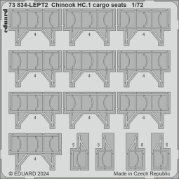 Chinook HC.1 cargo seats AIRFIX, 1/72 - Eduard Accessories 73834 2
