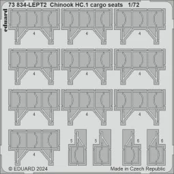 Chinook HC.1 cargo seats AIRFIX, 1/72 - Eduard Accessories 73834 2