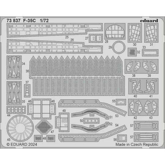 F-35C, 1/72 - Eduard Accessories 73837